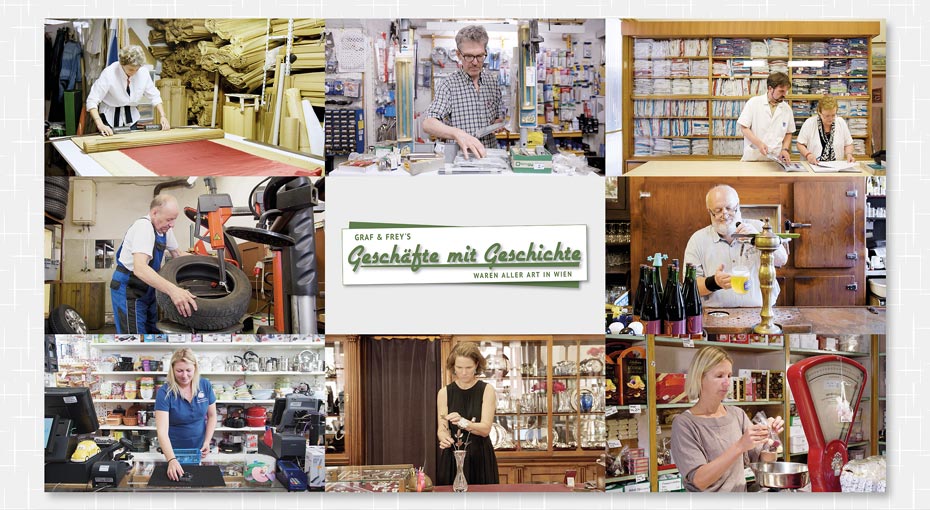 Graf & Freys Geschäfte mit Geschichte – Waren aller Art in Wien: 8 Kurzfilme
